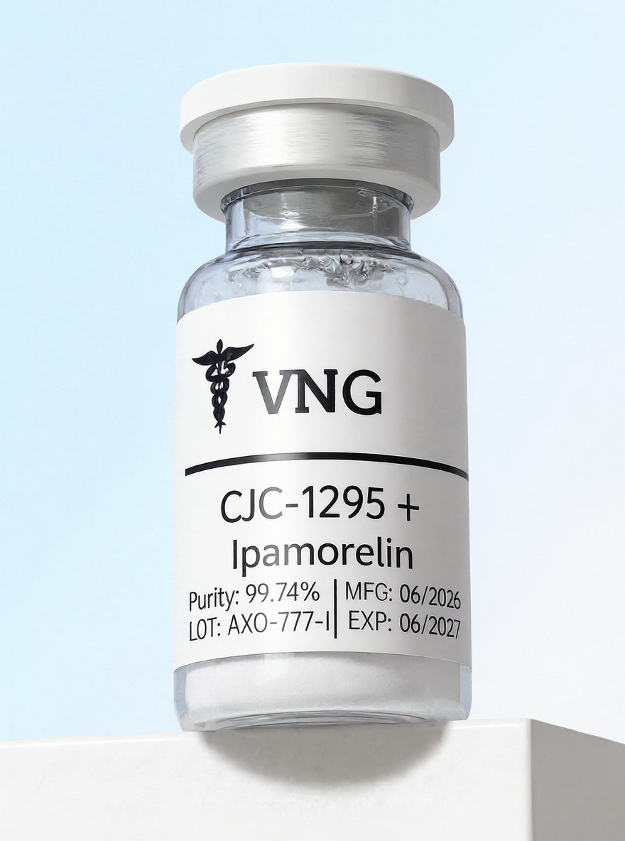 CJC-1295 + Ipamorelin research vial