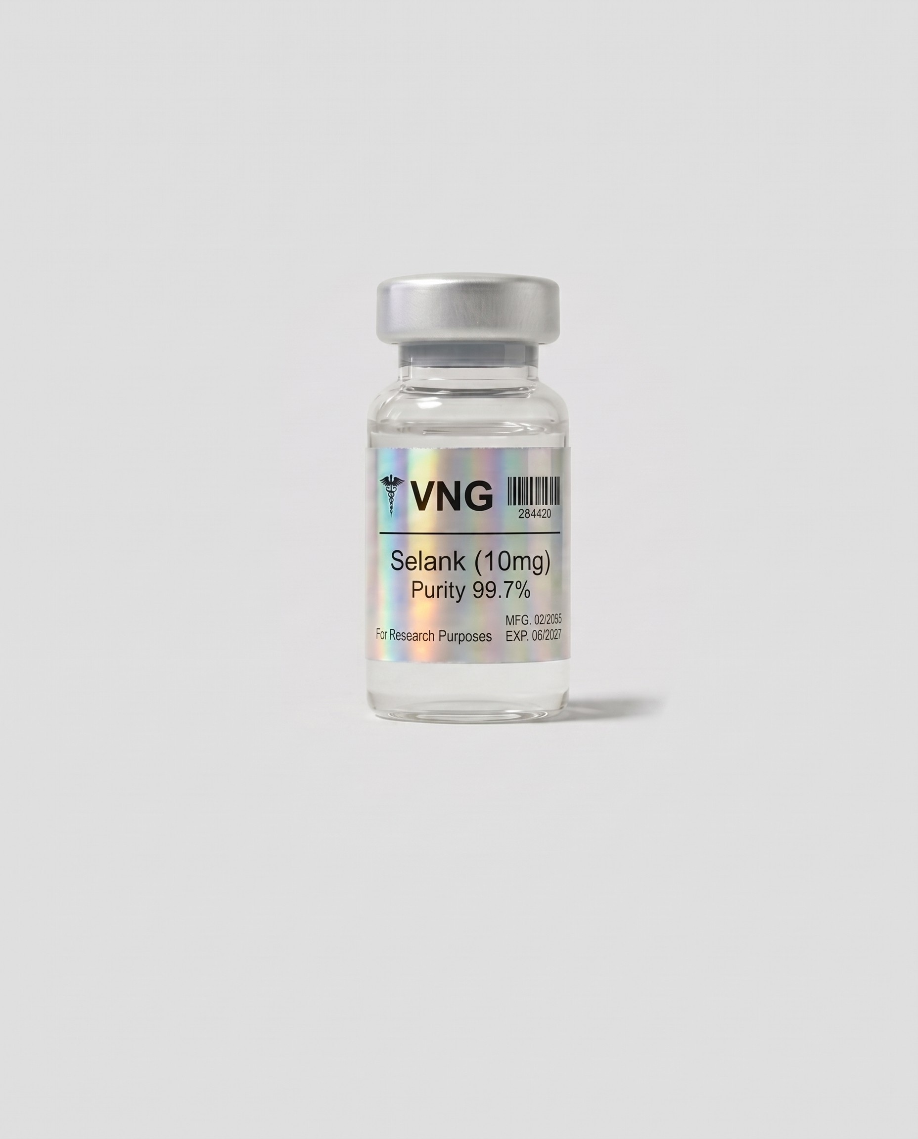 Selank research vial